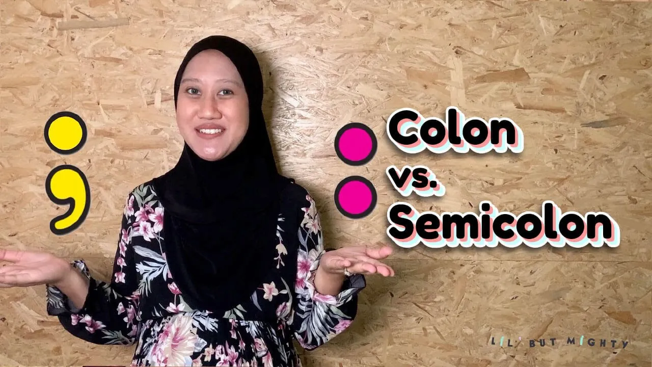 Colon Vs. Semicolon